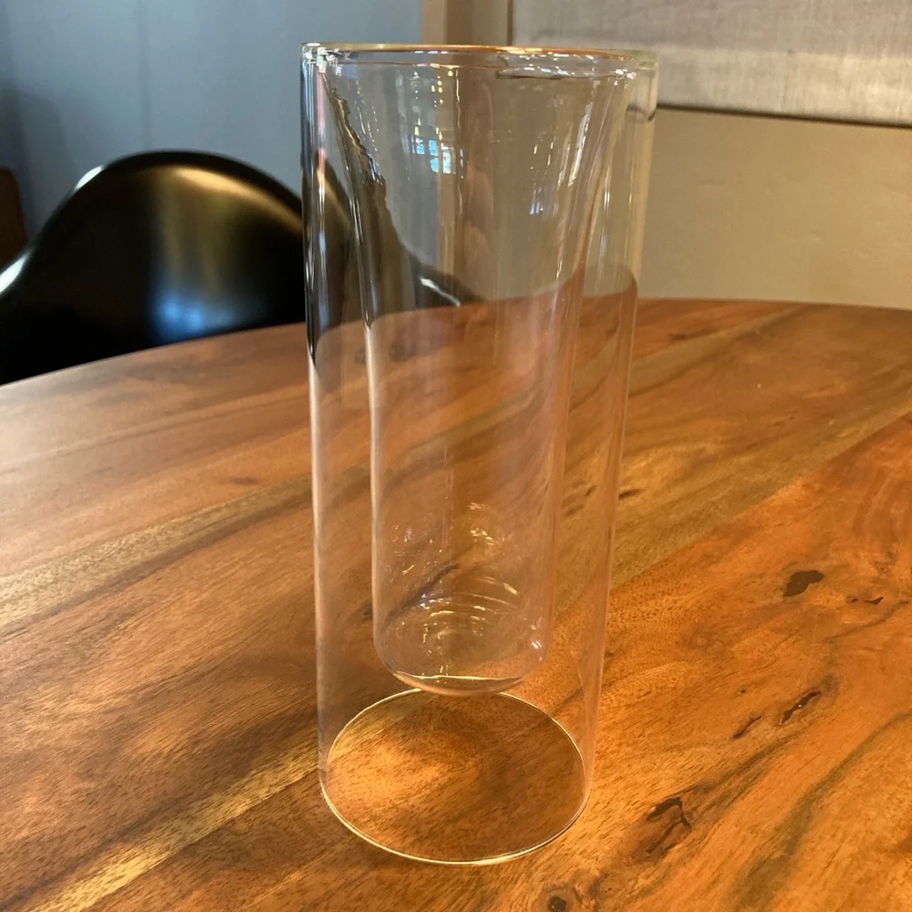 Double-Walled Glass Vase